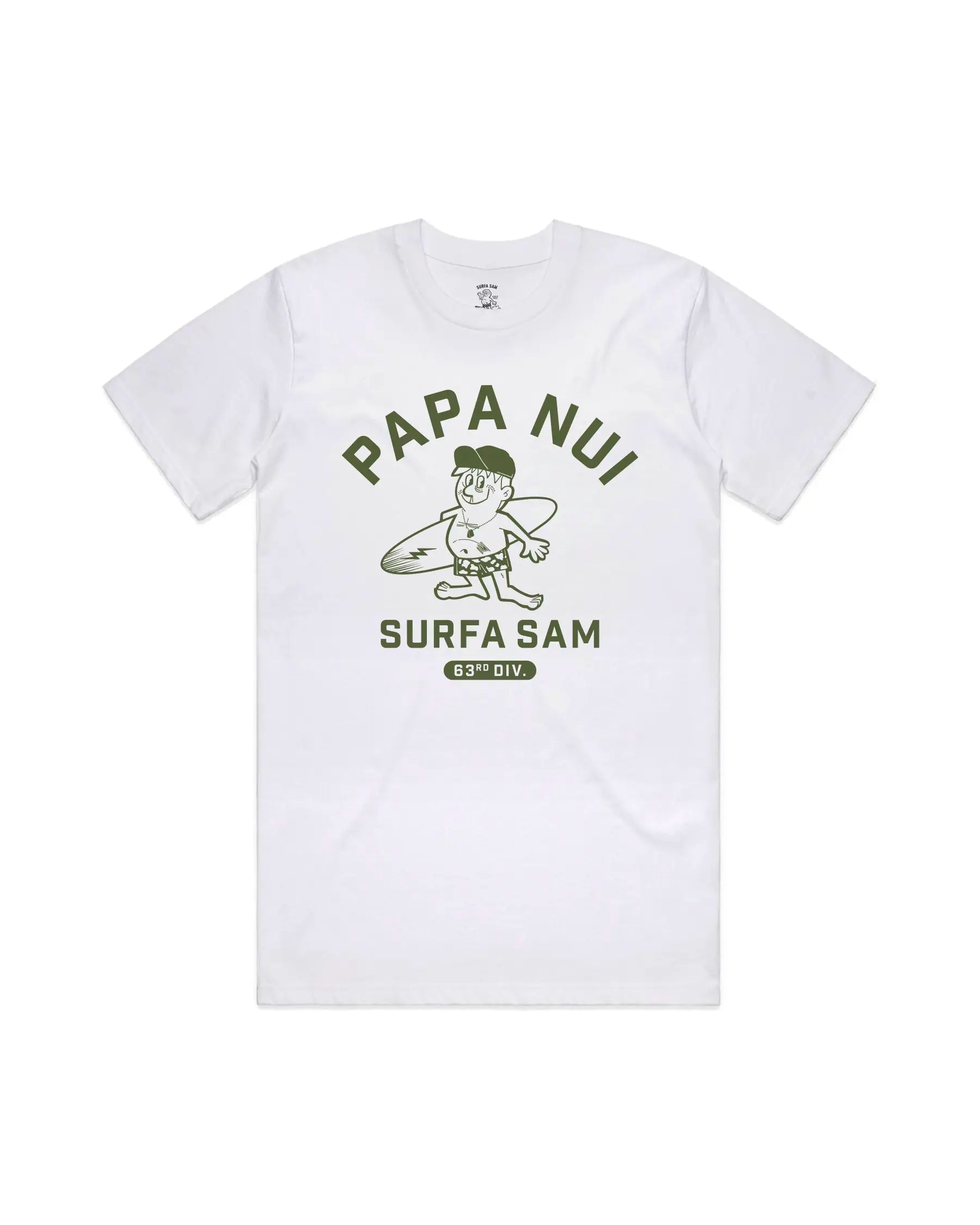 Surfa Sam x Papa Nui Field Tee